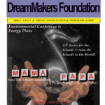 Hands holding blocks spelling MAMA and PAPA for DreamMakers Foundation event.